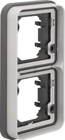 Cover frame for domestic switching devices 2 Vertical 1 13293515