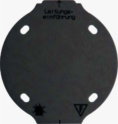 Base plate for flush mounted installation 1-fold 133111