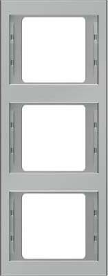 Cover frame for domestic switching devices 3 Vertical 1 13337004