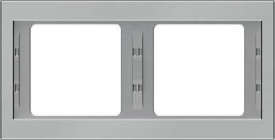 Cover frame for domestic switching devices 2 Horizontal 13637004