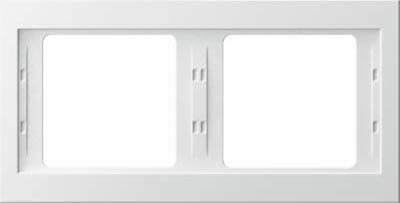 Cover frame for domestic switching devices 2 Horizontal 13637009