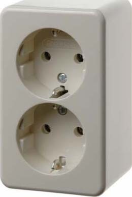 Socket outlet Protective contact 2 472140