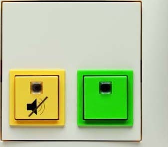 Handicapped person element for domestic switching devices  52058