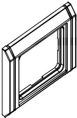 Cover frame for domestic switching devices 1 6258069