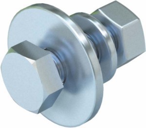 Hexagon head bolt Steel Other Hot dip galvanized 3164020