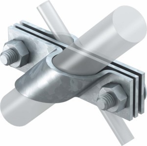 Connection clamp for earth rods Connection clamp 25 mm 5001668