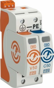 Combined arrester for power supply systems 2 12.5 kA 5093531