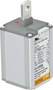 Lightning current arrester for power supply systems  5096974