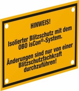 Warning/signing plate  5408058