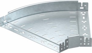 Bend for cable tray Horizontal 45? 6041068