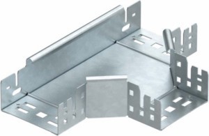 Tee for cable tray 60 mm 100 mm T-piece horizontal 6041340