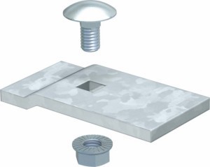 Mounting material for cable support system  6221124