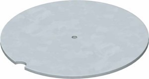 Mounting cover for underfloor draw-in box 95 mm 7400768