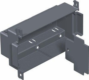 Mounting box 3 153.5 mm 7408296