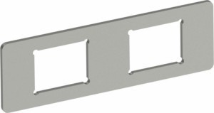 Cover plate for installation units 76.5 mm Device cup 2 7408705