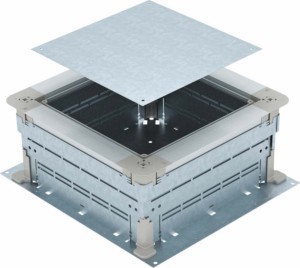 Junction box for underfloor installation 250 mm Square 7410052