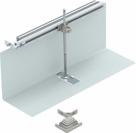Underfloor installation duct flush floor open 400 mm 7423964