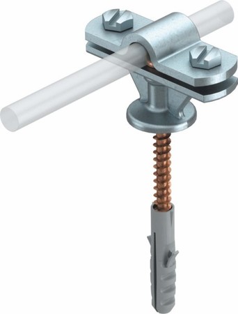 Conductor holder for lightning protection 8-10 mm round 5230322