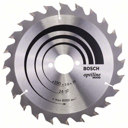 Circular saw blade 190 mm 24 mm 2608640615