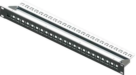 Patch panel copper (twisted pair) 24 RJ45 8(8) MMCPNLX24SIJ8MIL