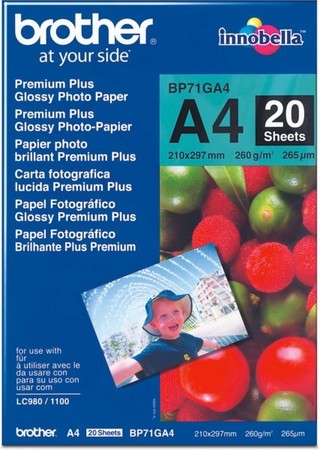 Fax/printer/all-in-one supplies Photo paper BP71GA4