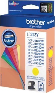 Fax/printer/all-in-one supplies Inkjet cartridge LC223Y