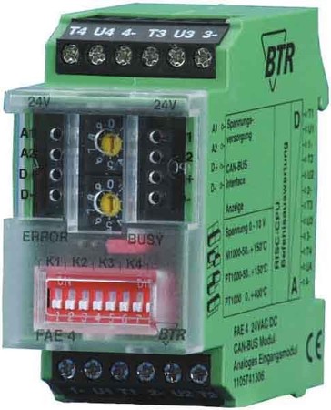 Analogue input for bus system  1105741306