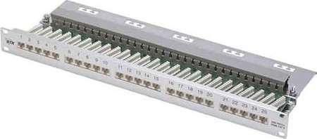 Patch panel copper (twisted pair) 25 RJ45 8(8) 130887-E