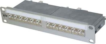 Patch panel copper (twisted pair) 12 RJ45 8(8) 130851-01-E