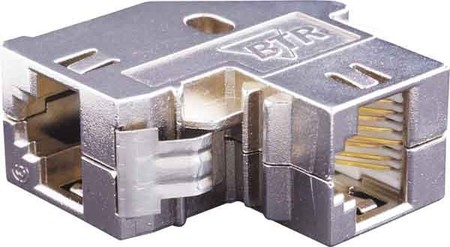 Modular coupler Angled 2x RJ45 1309A1-I