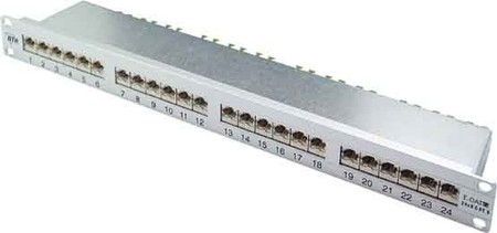 Patch panel copper (twisted pair) 24 24 RJ45 8(8) 130855-E-90