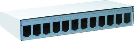 Front panel/patch panel empty (switchgear cabinet)  130861-1202-