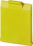 Dust shield for plug connections Yellow 820394-0105-I