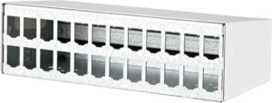 Front panel/patch panel empty (switchgear cabinet)  130861-2402-