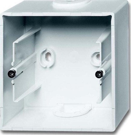 Surface mounted housing for flush mounted switching device  1799