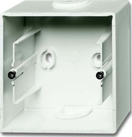 Surface mounted housing for flush mounted switching device  1799