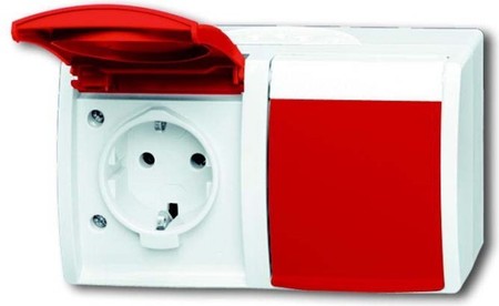 Socket outlet Protective contact 2 2084-0-0713