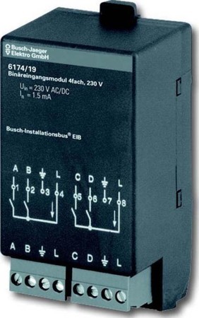 Binary input for bus system  6156-0-0057