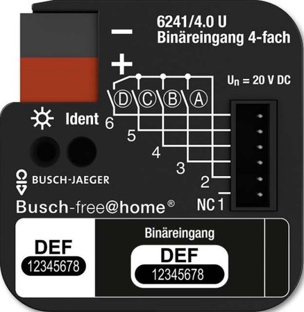 Binary input for bus system  6220-0-0005