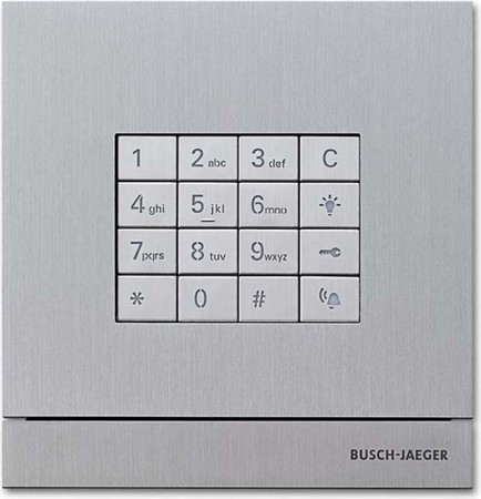 Functional module for door station Bus system Silver 8300-0-0415