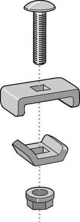 Connector for cable support system Longitudinal joint CM558081