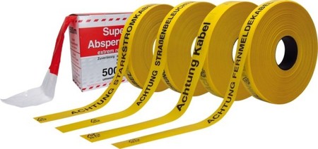 Warning tape 40 mm 145867