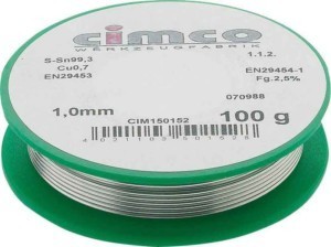 Soldering wire 1 mm 500 g 150156