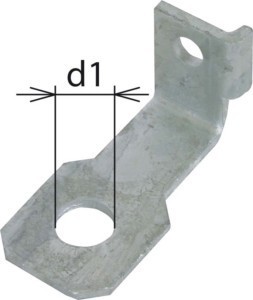 Accessories for earthing and lightning Connection lug 923311