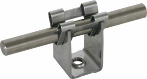 Conductor holder for lightning protection With snap clamp 207019