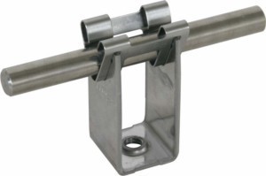 Conductor holder for lightning protection With snap clamp 207039