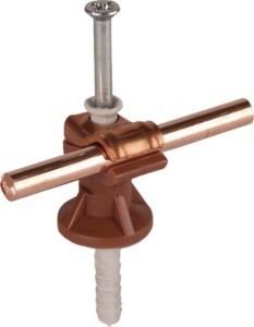 Conductor holder for lightning protection 6-10 mm round 250007