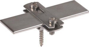 Conductor holder for lightning protection 40x5 mm flat 286139