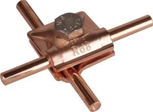 Connector for lightning protection Copper 390057