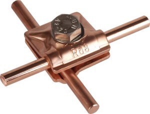 Connector for lightning protection Copper 390557